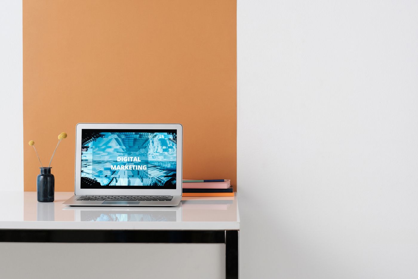 WordPress dashboard and website setup workspace